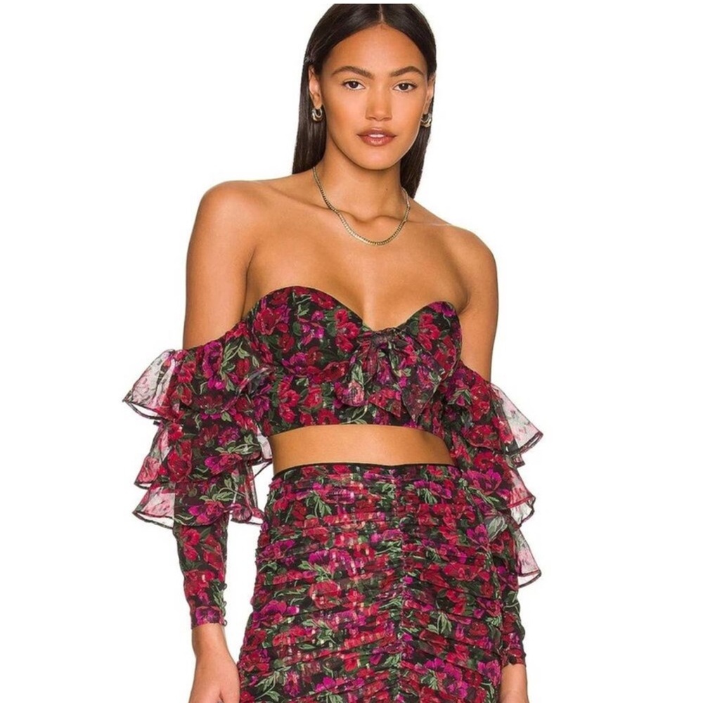 S size ,Giana Top in Winter Berry MAJORELLE